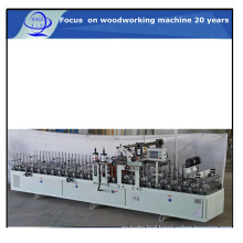 Wood Profile Wrapping PVC and Veneer Roller Press Coating Machine/ Woodworking MDF Line Profile Wrapping Veneer and Melamine Machine with Woodgrain Paper